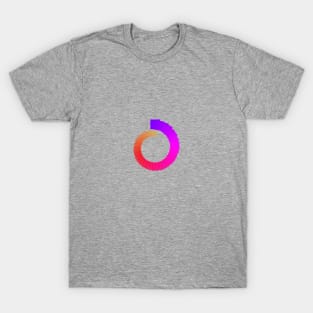 Infinity spiral purple to yellow T-Shirt